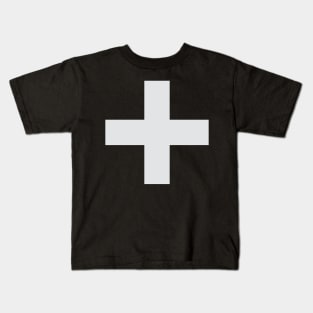 Greek cross (silver) Kids T-Shirt